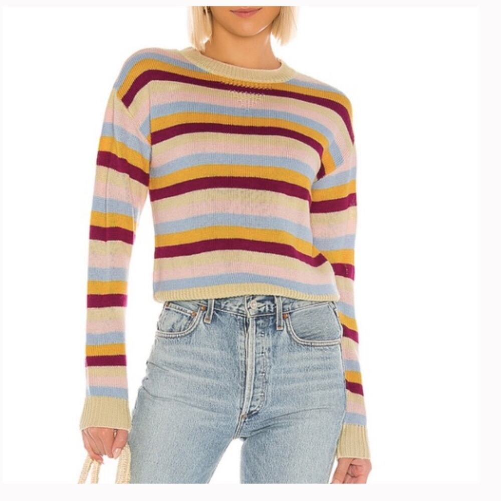 Tularosa Sunburst Stripe Kokomo Crewneck Sweater Small